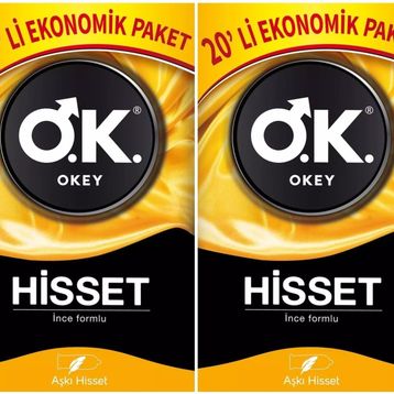 Okey Hisset 2x20'li Prezervatif