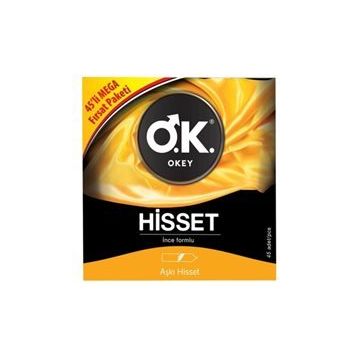Okey Hisset Lateks 45'li Prezervatif