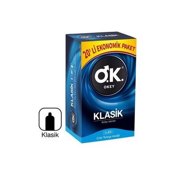Okey Klasik 20 Adet Prezervatif