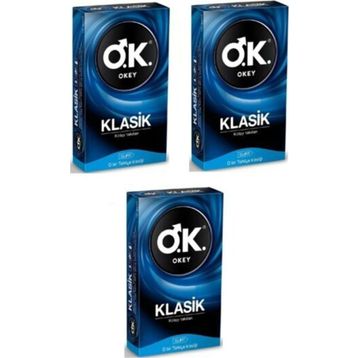 Okey Klasık 3x10 Adet Prezervatıf