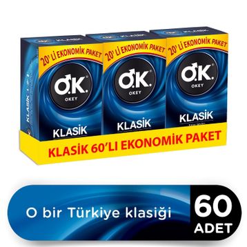 Okey Klasik 60 Adet Normal Prezervatif