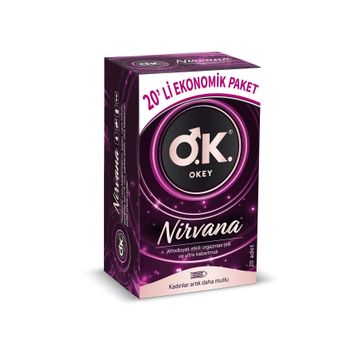 Okey Nirvana 20'li Ekonomik Paket Prezervatif