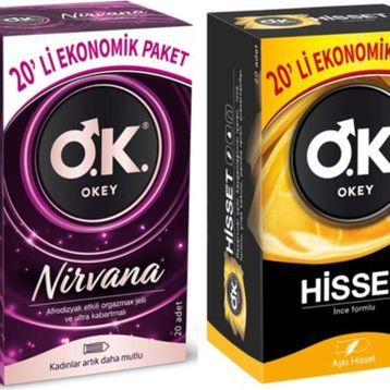 Okey Nirvana 20'li Hisset 20'li Prezervatif