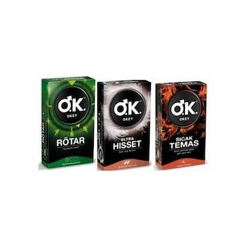 Okey Nirvana 20'li ve Rötar 20'li Prezervatif