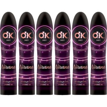 Okey Nirvana 6x100 ml Kayganlaştırıcı Jel