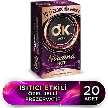 Okey Nirvana Hot 20'li Prezervatif