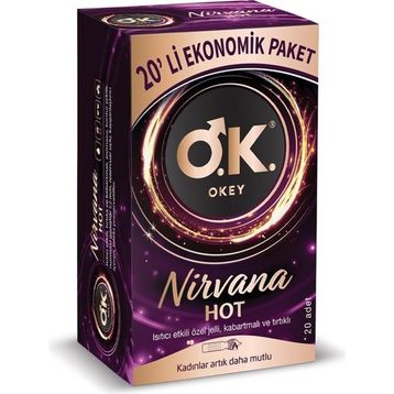 Okey Nirvana Hot 20'li Prezervatif