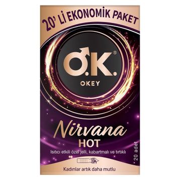 Okey Nirvana Hot 20'li Prezervatif