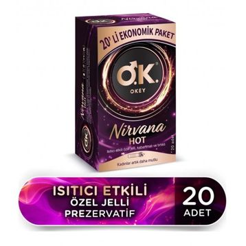 Okey Nirvana Hot 20'li Prezervatif
