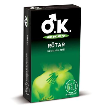 Okey Rötar 10'lu Geciktirici Etkili Prezervatif
