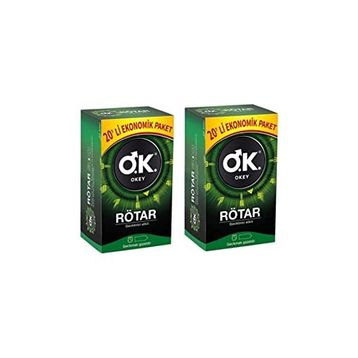 Okey Rotar 20'li 2 Adet Prezervatif