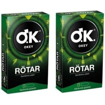 Okey Rotar 20'li 2 Adet Prezervatif