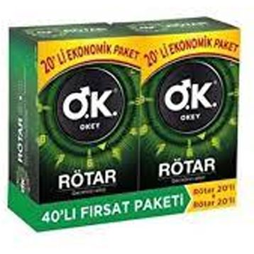 Okey Rötar 40'lı Prezervatif