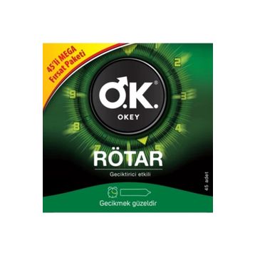 Okey Rötar 45'li Fırsat Paketi Geciktiricili Prezervatif