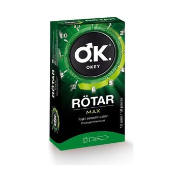 Okey Rötar Max 10'lu Prezervatif