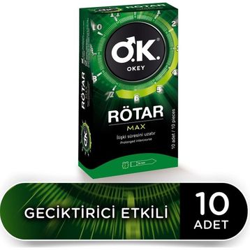Okey Rötar Max 10'lu Prezervatif