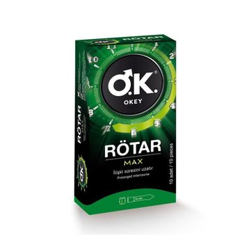 Okey Rötar Max 10'lu Prezervatif