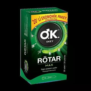 Okey Rötar Max 20'li Prezervatif