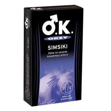 Okey Sımsıkı 10 Adet Prezervatif