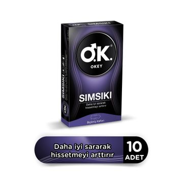 Okey Sımsıkı 10 Adet Prezervatif