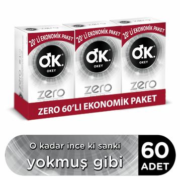 Okey Zero 60'lı Prezervatif