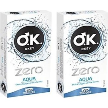 Okey Zero Aqua 2x10 Adet Prezervatif
