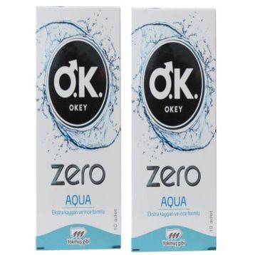 Okey Zero Aqua 2x10 Adet Prezervatif