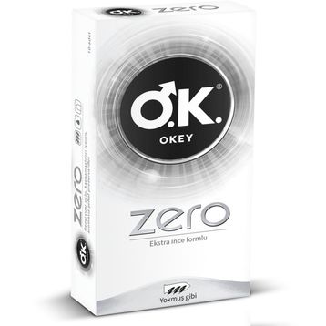 Okey Zero Extra İnce Formlu 10 Adet Prezervatif