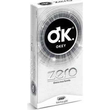 Okey Zero Extra İnce Formlu 10 Adet Prezervatif