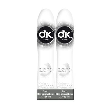 Okey Zero Kokusuz 2x100 ml Kayganlaştırıcı Jel