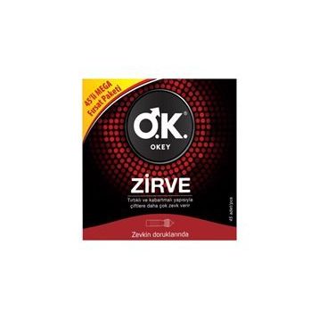Okey Zirve 45'li Lateks Prezervatif