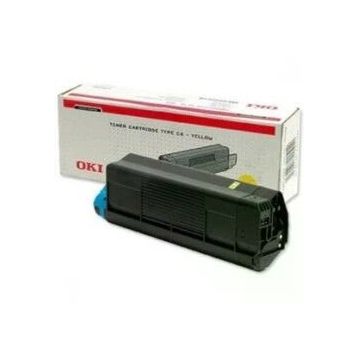 Oki 42127405 C5100 C5200 Sarı Orjinal Toner