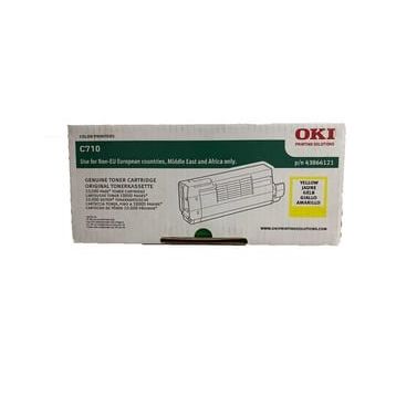 Oki 43866121 Sarı Orijinal Toner