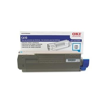 Oki 44315303 C610 Mavi Orjinal Toner