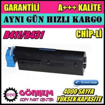 Oki B411/B431/461/471 Muadil Toner