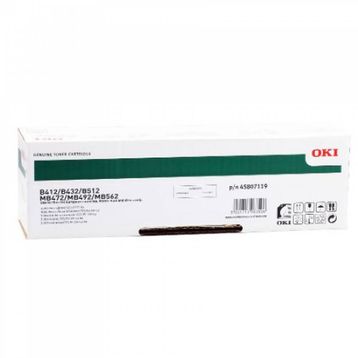 Oki B412 45807119 Siyah Toner