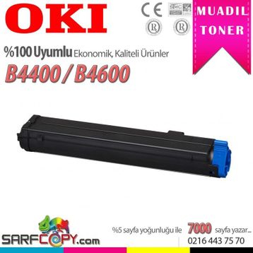 Oki B4400-43502004 Muadil Toner
