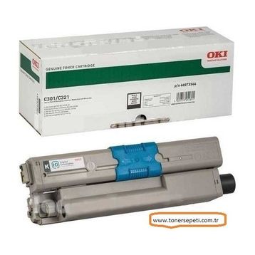 Oki C301-44973544 Siyah Orjinal Toner