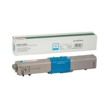 Oki C301 C321 MC342 44973543 Mavi Toner