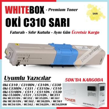 Oki C310-44469714 Sarı Muadil Toner