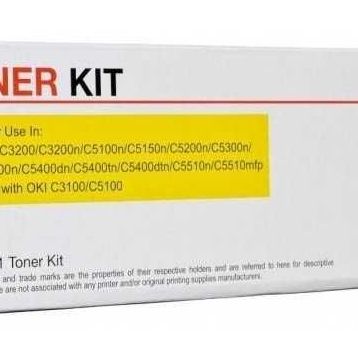 Oki C3100-42804574 Sarı Muadil Toner