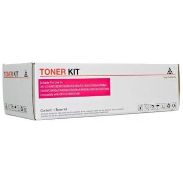 Oki C3100-42804575 Kırmızı Muadil Toner