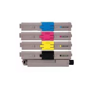 Oki C310/510/C530/C561/44469752 4 Renk Takım Muadil Toner