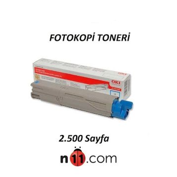 Oki C3300 C3400 C3450 C3600 43459347 HC Mavi Toner