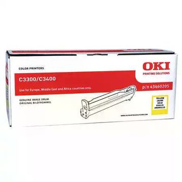 Oki C3300/C3400/C3450/C3600 43460205 Sarı Orijinal Drum Ünitesi