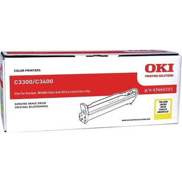Oki C3300/C3400/C3450/C3600 43460205 Sarı Orijinal Drum Ünitesi