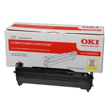 Oki C3300/C3400/C3450/C3600 43460205 Sarı Orijinal Drum Ünitesi