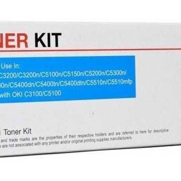 Oki C5100-42127490 Mavi Muadil Toner