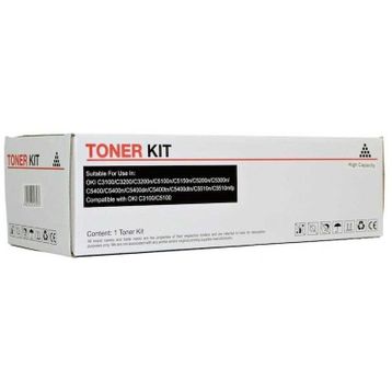 Oki C5100-42127491 Siyah Muadil Toner