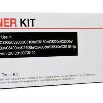 Oki C5100-42127491 Siyah Muadil Toner